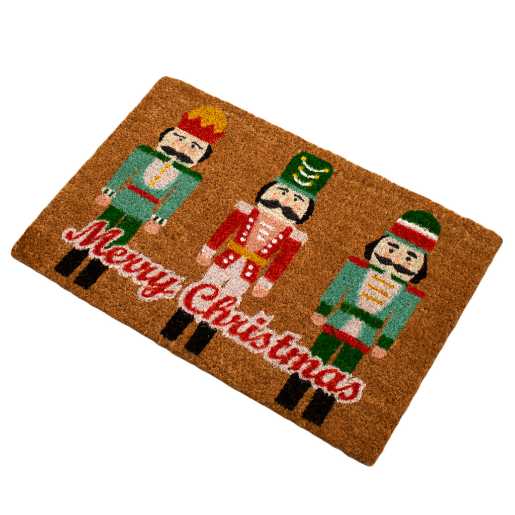 Merry Christmas Nutcrackers Doormat