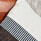 Brown And Beige Textured Cushion
