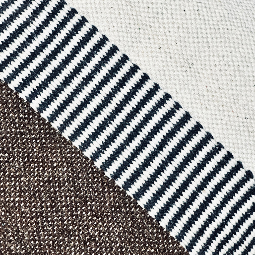Brown And Beige Textured Cushion