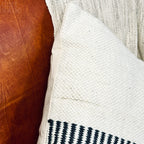 Brown And Beige Textured Cushion