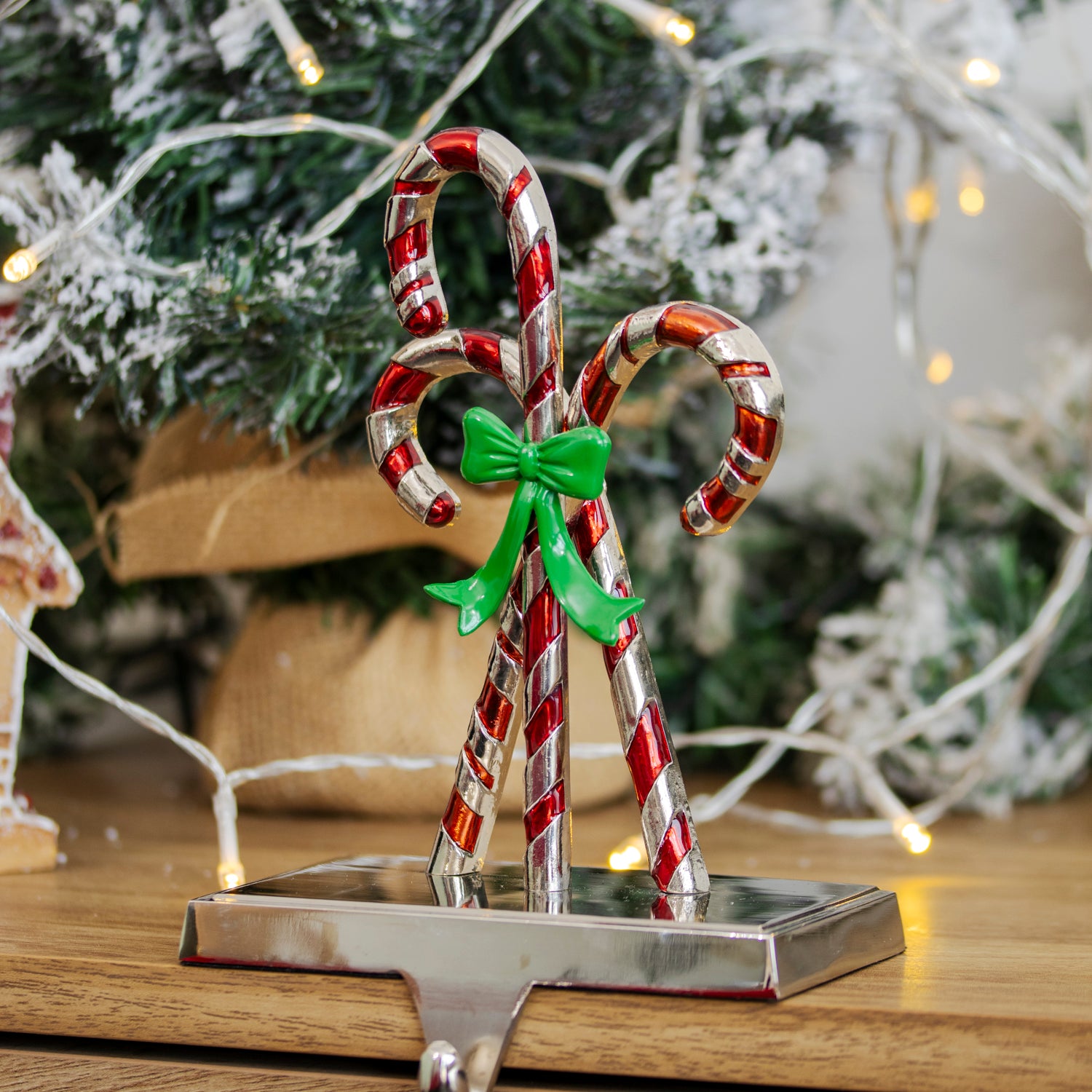 Candy Cane Christmas Stocking Hanger