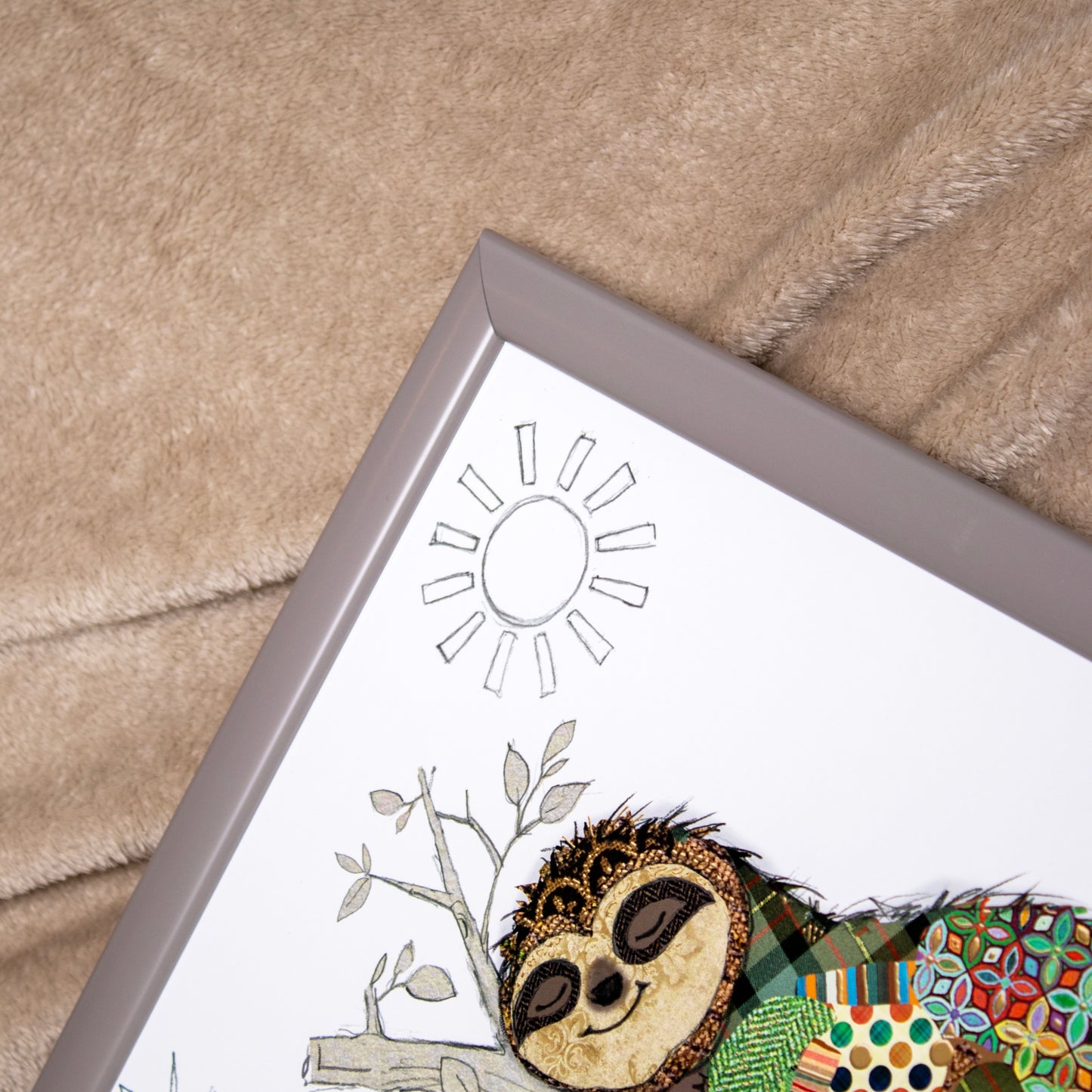 Sloth Bug Art Cushioned Lap Tray