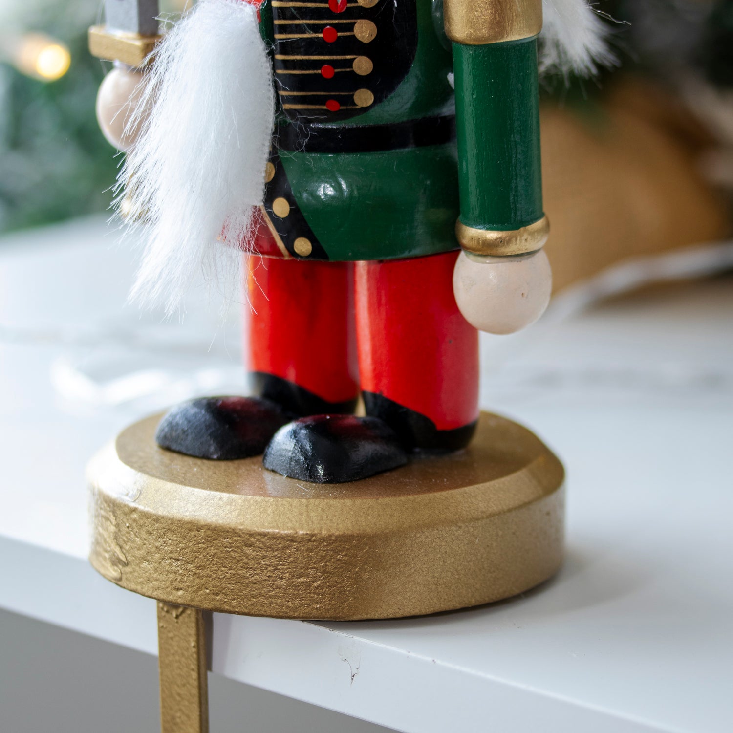 Nutcracker Soldier Christmas Stocking Hanger