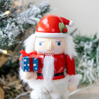 Santa Nutcracker Christmas Stocking Hanger