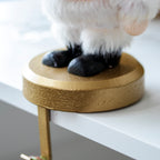 Santa Nutcracker Christmas Stocking Hanger