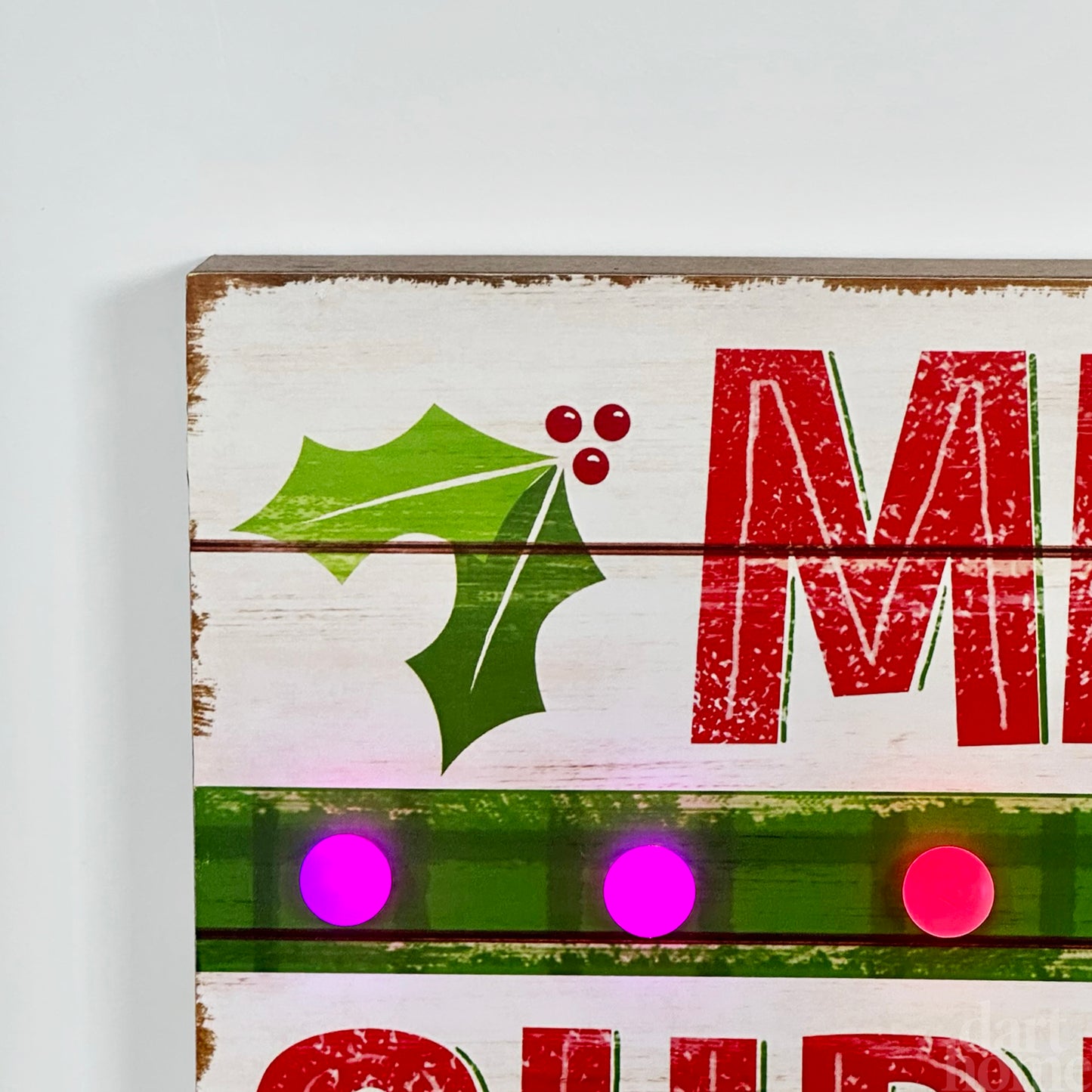 Flashing LED Merry Christmas Sign