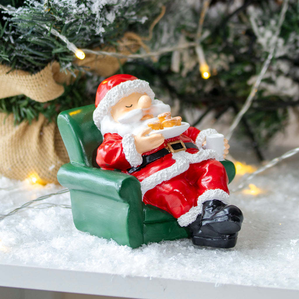 Santa Claus On Couch Ornament