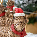 Christmas Highland Cow Trio Ornament