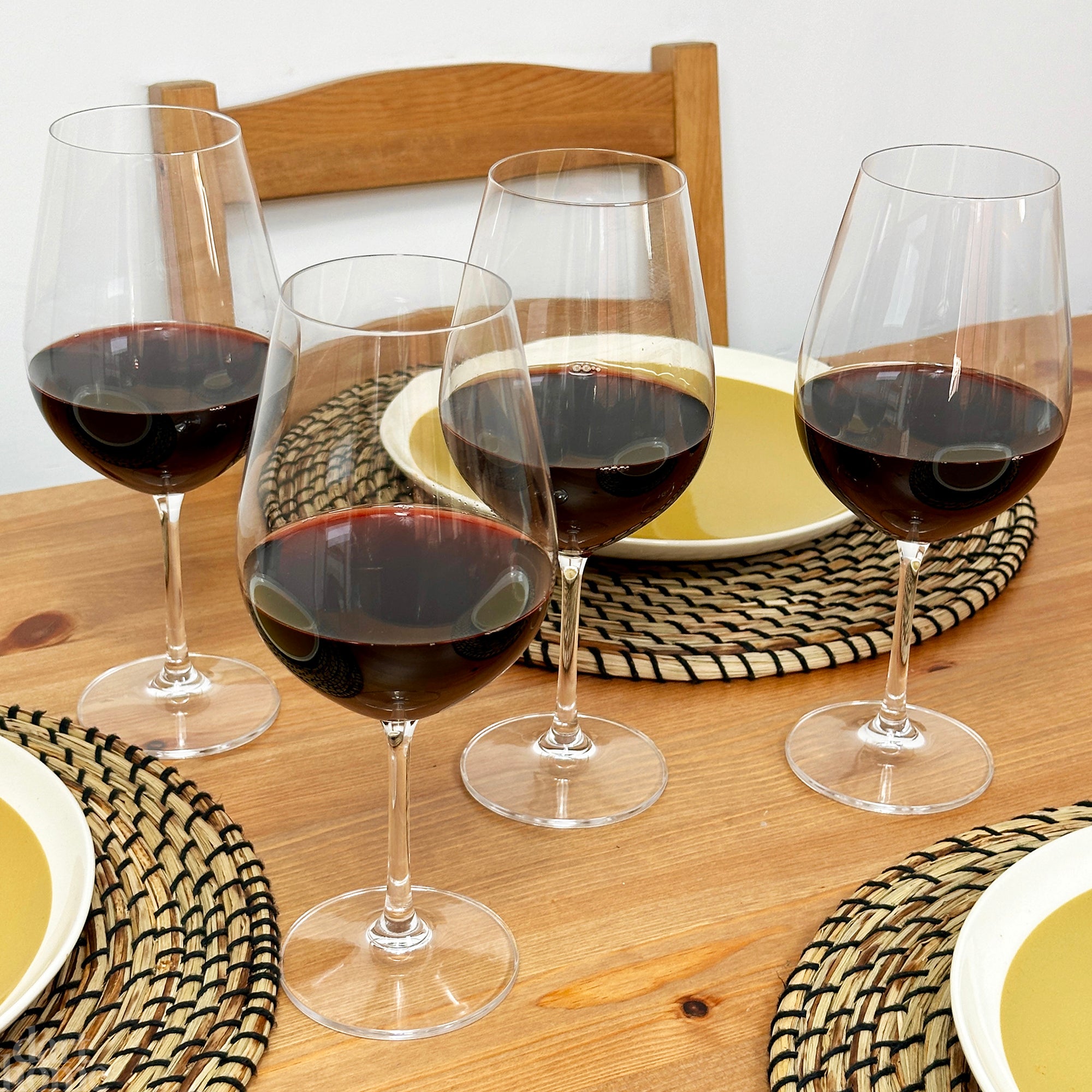 Set Of 4 Crystalline Wine Glasses 690ml