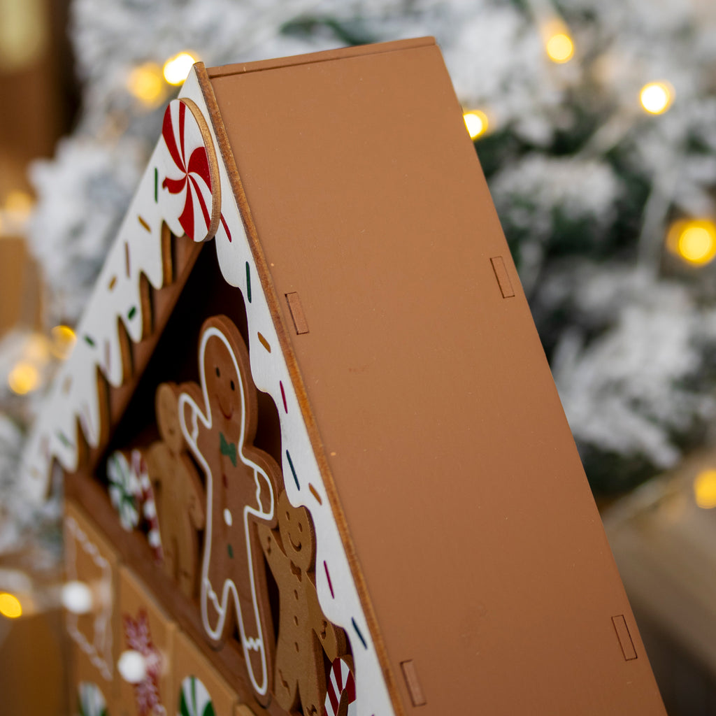 Gingerbread House 24 Drawer Advent Calendar