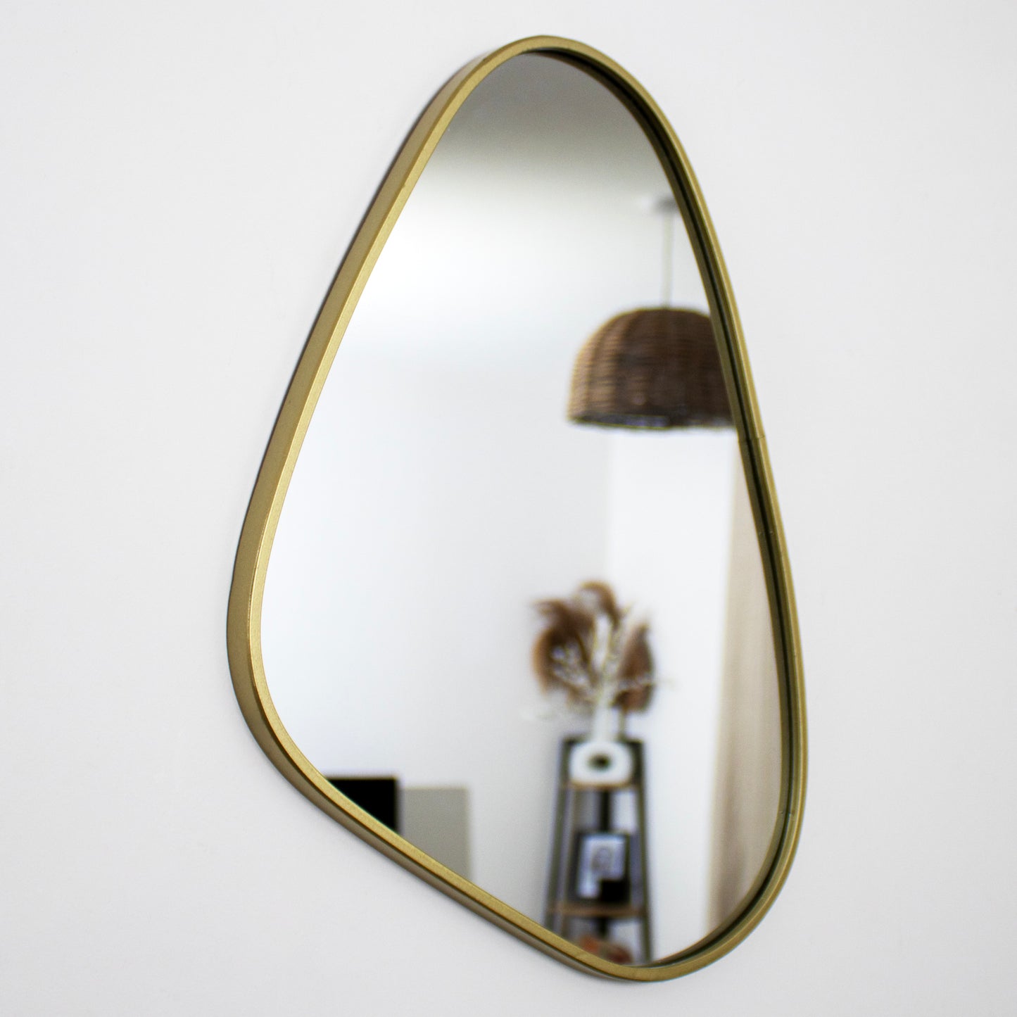 Gold Pebble Wall Mirror