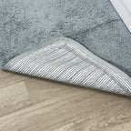 Grey Bath And Pedestal Mat Set