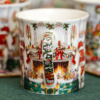 Set Of 4 Santa Claus Mugs
