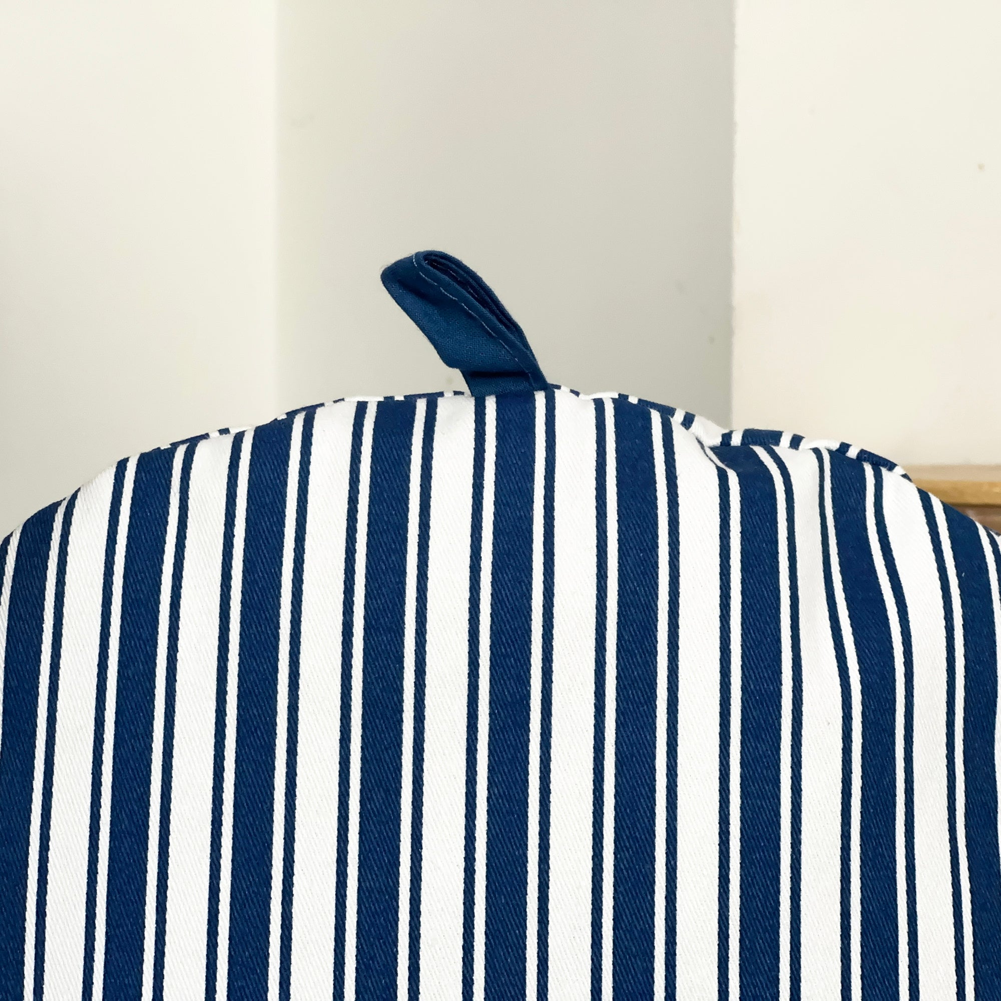 Blue Striped Tea Cosy