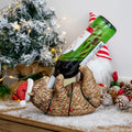 Drunk Christmas Highland Cow Wine Bottle Holder