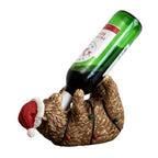 Drunk Christmas Highland Cow Wine Bottle Holder
