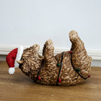 Drunk Christmas Highland Cow Wine Bottle Holder
