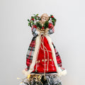 Red Tartan Angel Tree Topper