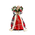 Red Tartan Angel Tree Topper