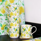 Lemon Tree Stacking Mugs Set Of 4