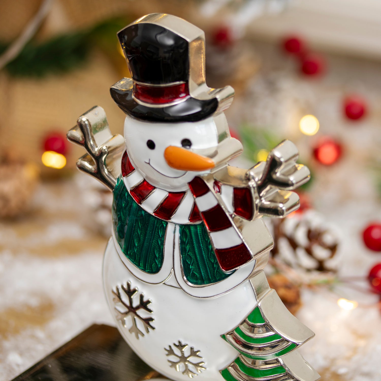 Snowman Christmas Stocking Hanger