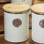 Typhoon Retro Cream Tea Coffee Sugar Storage Tins