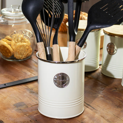 Typhoon Retro Cream Utensil Pot