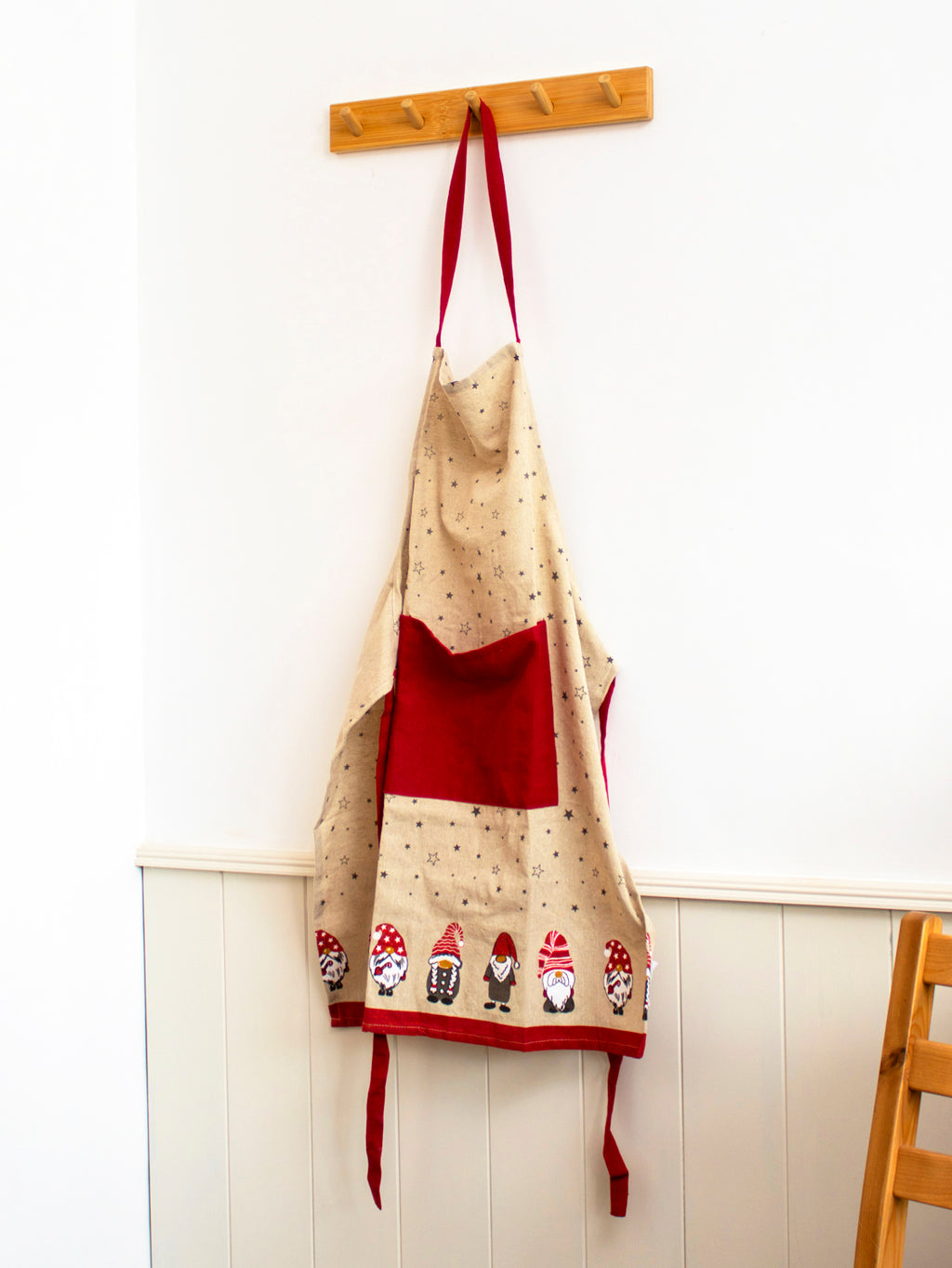 Set Of 4 Christmas Gonk Kitchen Textile Bundle