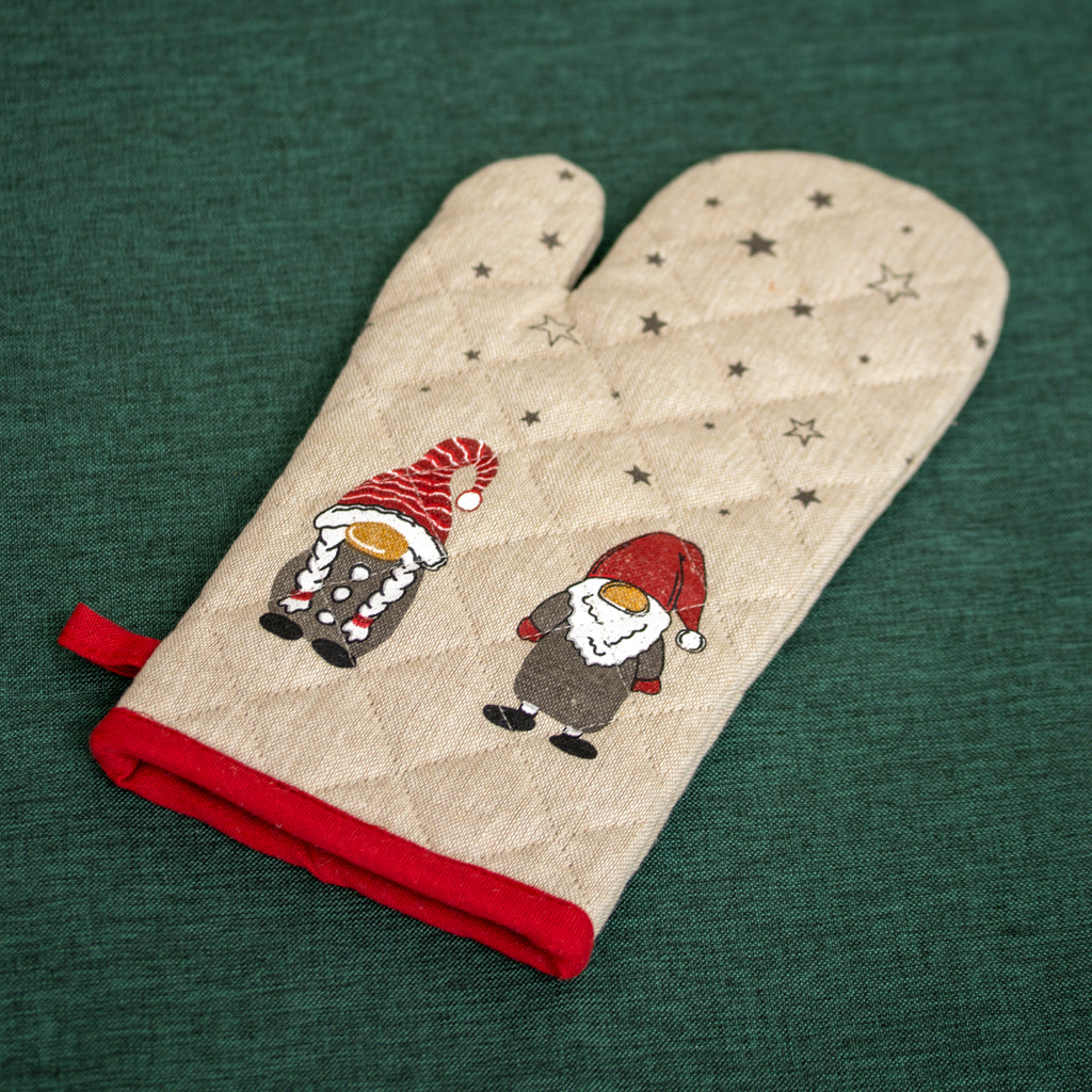 Set Of 4 Christmas Gonk Kitchen Textile Bundle