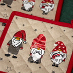 Set Of 4 Christmas Gonk Pot Holders