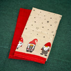 Set Of 4 Christmas Gonk Kitchen Textile Bundle
