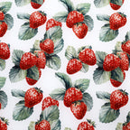 Strawberry Patch Glass Chopping Board