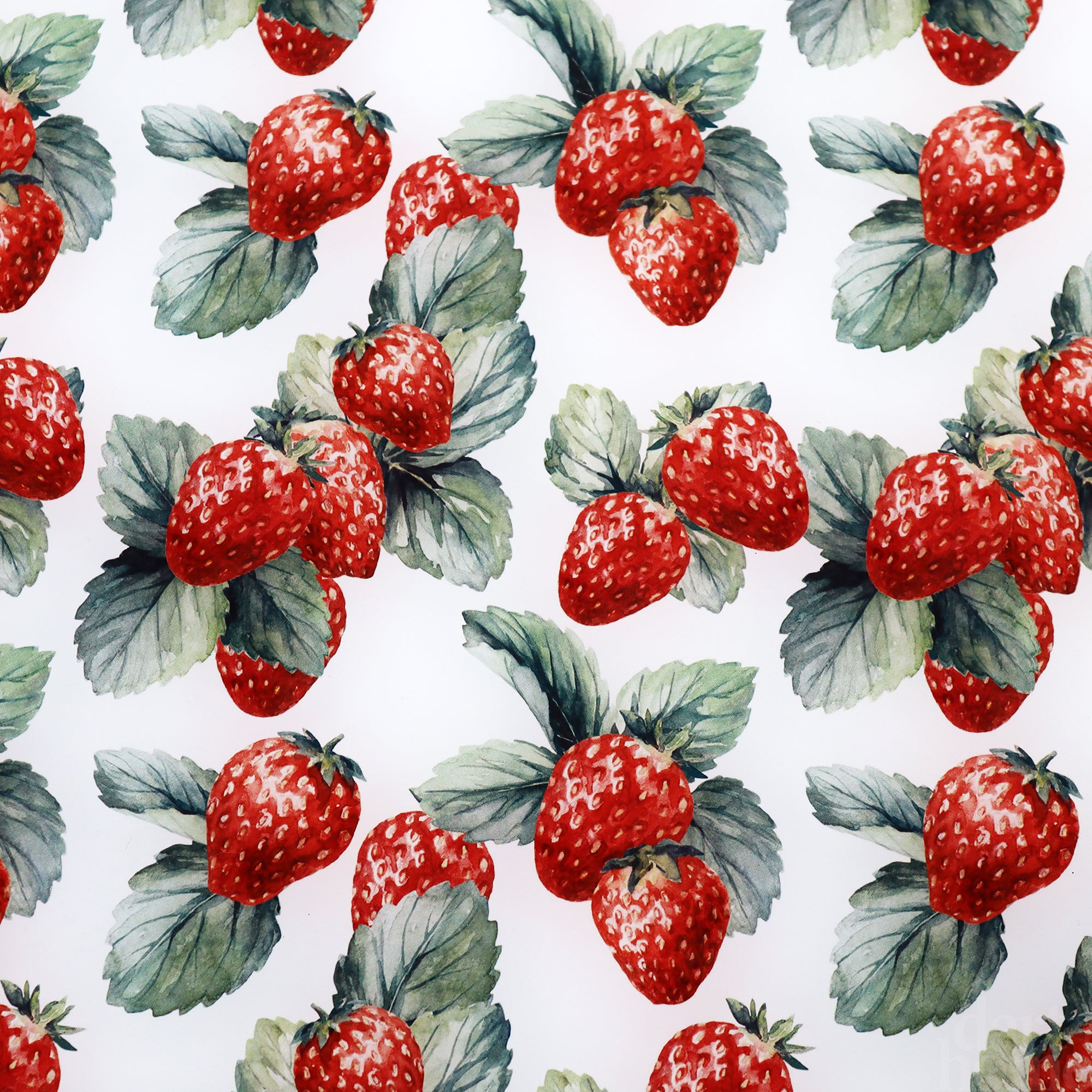 Strawberry Patch Glass Chopping Board