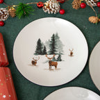 Set Of 6 Winter Wildlife Side Plates