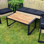 5 Seater PE Rattan And Metal Garden Lounge Set