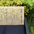 5 Seater PE Rattan And Metal Garden Lounge Set