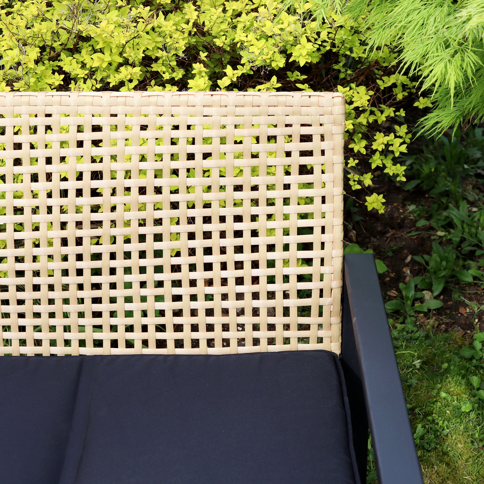 5 Seater PE Rattan And Metal Garden Lounge Set