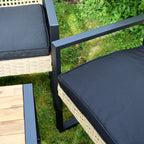 5 Seater PE Rattan And Metal Garden Lounge Set