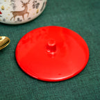 Set Of 2 Christmas Woodland Ceramic Storage Jars