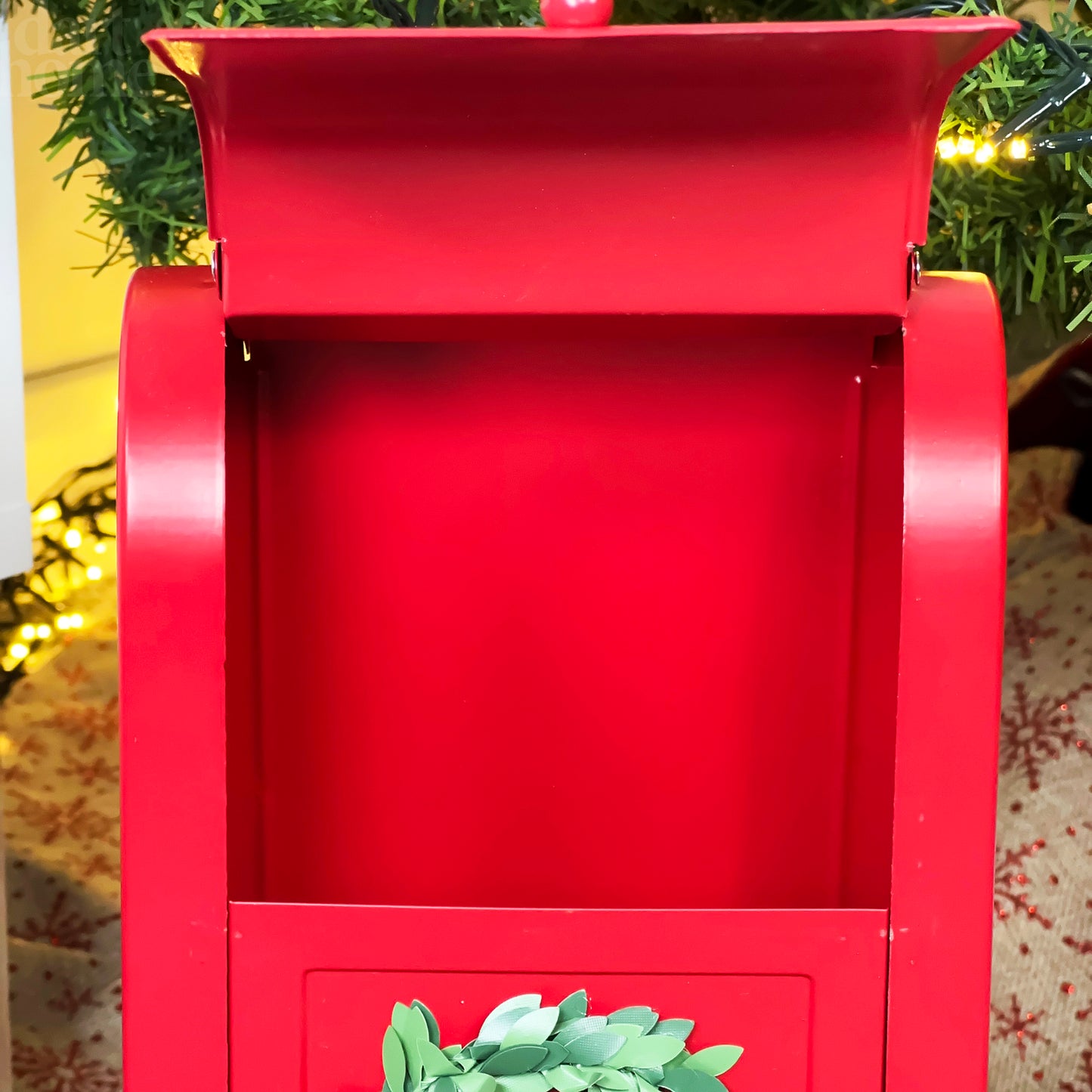 Red Santa Mail Christmas Post Box