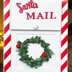 White Santa Mail Christmas Post Box