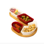 5-teiliges Weihnachts-Snackschalen-Set