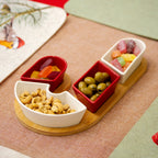 5-teiliges Weihnachts-Snackschalen-Set