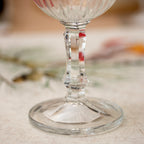Set Of 6 Christmas Hollyberry Wine Glasses