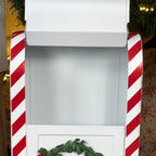 White Santa Mail Christmas Post Box