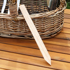 Antique Wash Willow Deluxe Garden Tool Basket