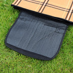 Foldable Brown Tartan Picnic Mat