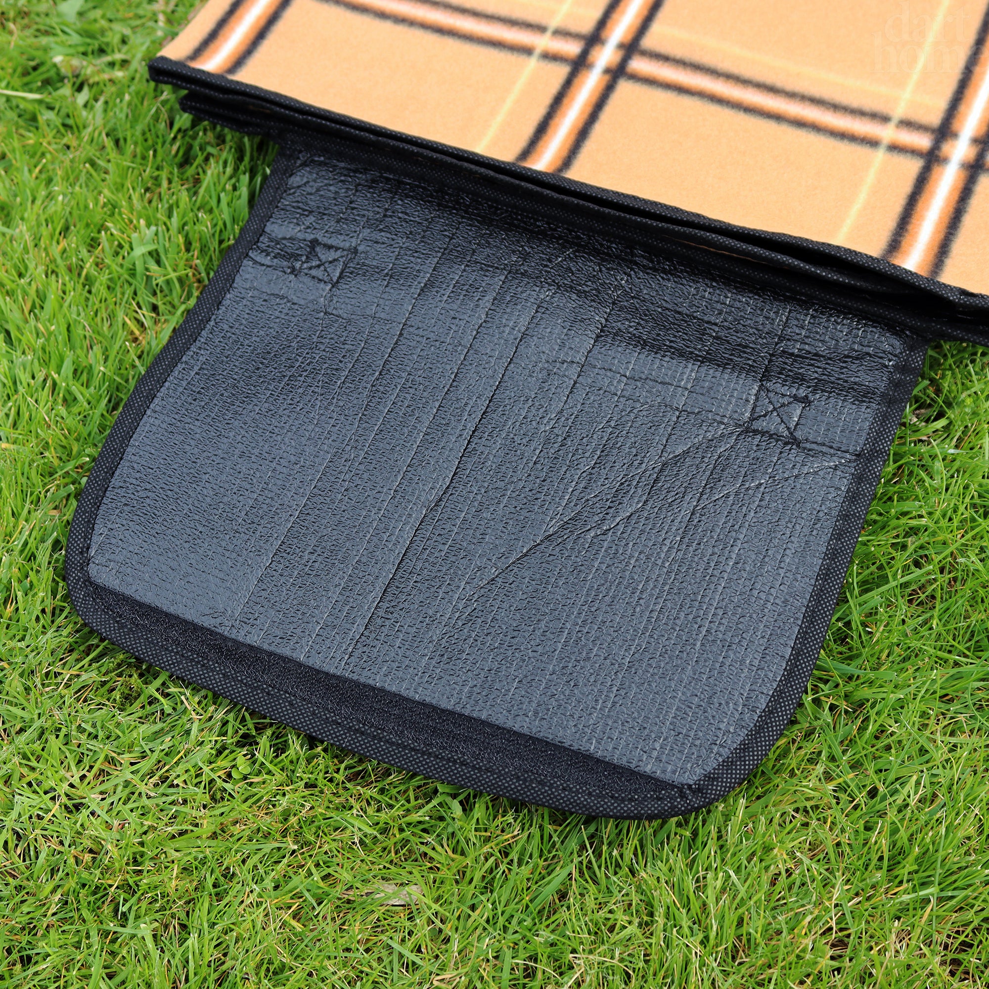 Foldable Brown Tartan Picnic Mat