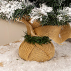 Tabletop Snowy Flocked Snowy Christmas Tree
