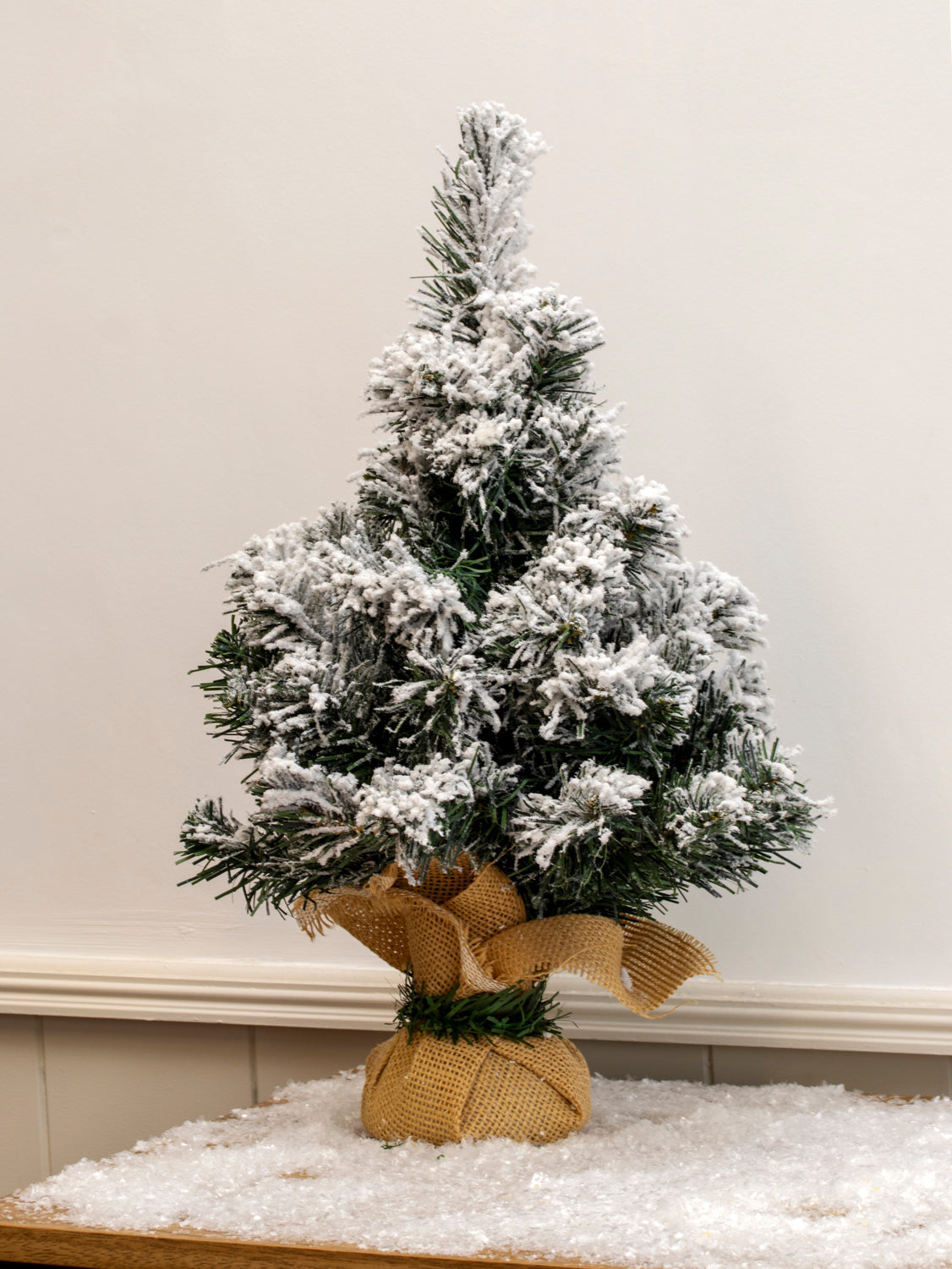 Tabletop Snowy Flocked Snowy Christmas Tree